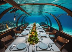 Underwater Dining Experience in the Maldives