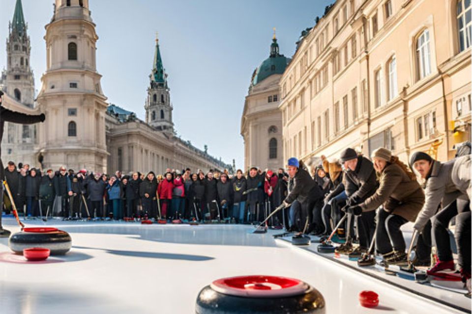 Ice skating adventure in Vienna